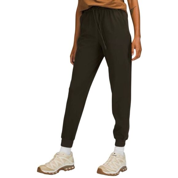 Lululemon Stretch High Rise Jogger Dark Olive Size 4 $112.00 - Picture 1 of 6